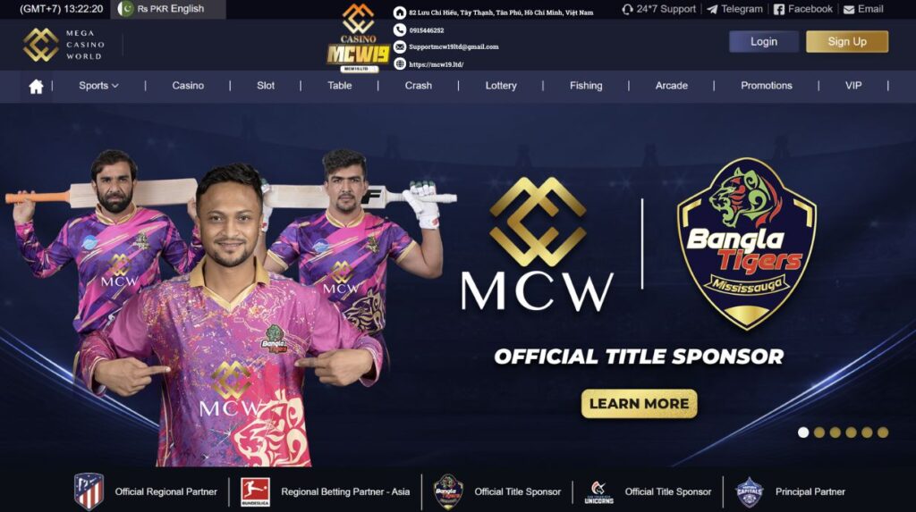 Mcw19 Mega Casino World | The most reputable online casino and betting platform in Pakistan